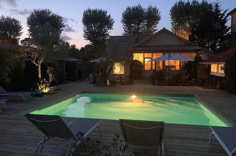 Villa Marguerite à Arès, Près du Bassin D'arcachon et de L'ocean