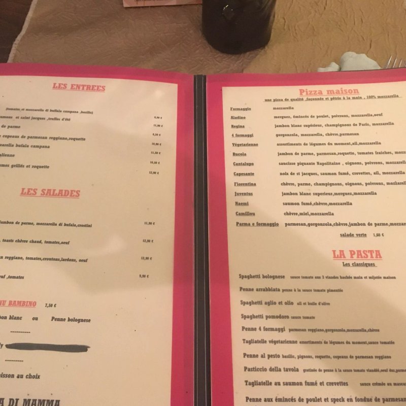 Trattoria La Tavola Di Mamma Depuis 1996