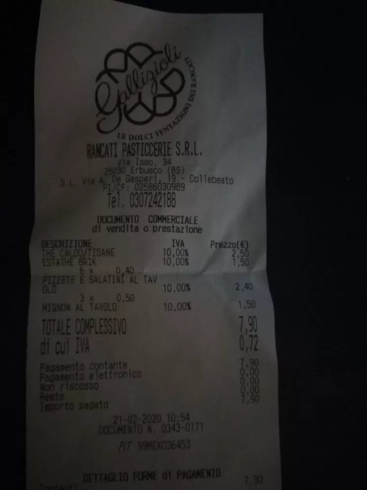 Gallizioli Pasticceria Erbusco