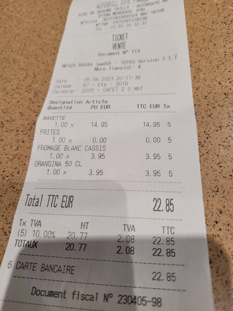 AUTOGRILL Aire de Beaune-Tailly - A6