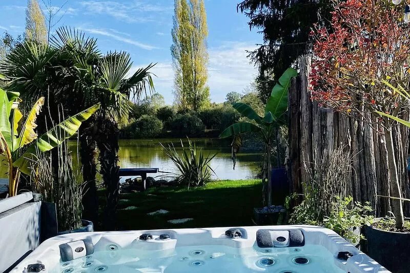 Cottage, Lodge & Spa à 10 min de Reims