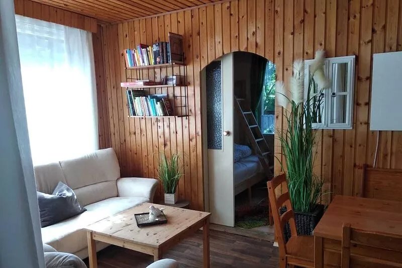 Bungalow in the forest at the Königsee / recreation area Plötzky