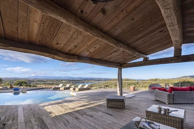 Sheepfold 10 people, heated pool, sea view