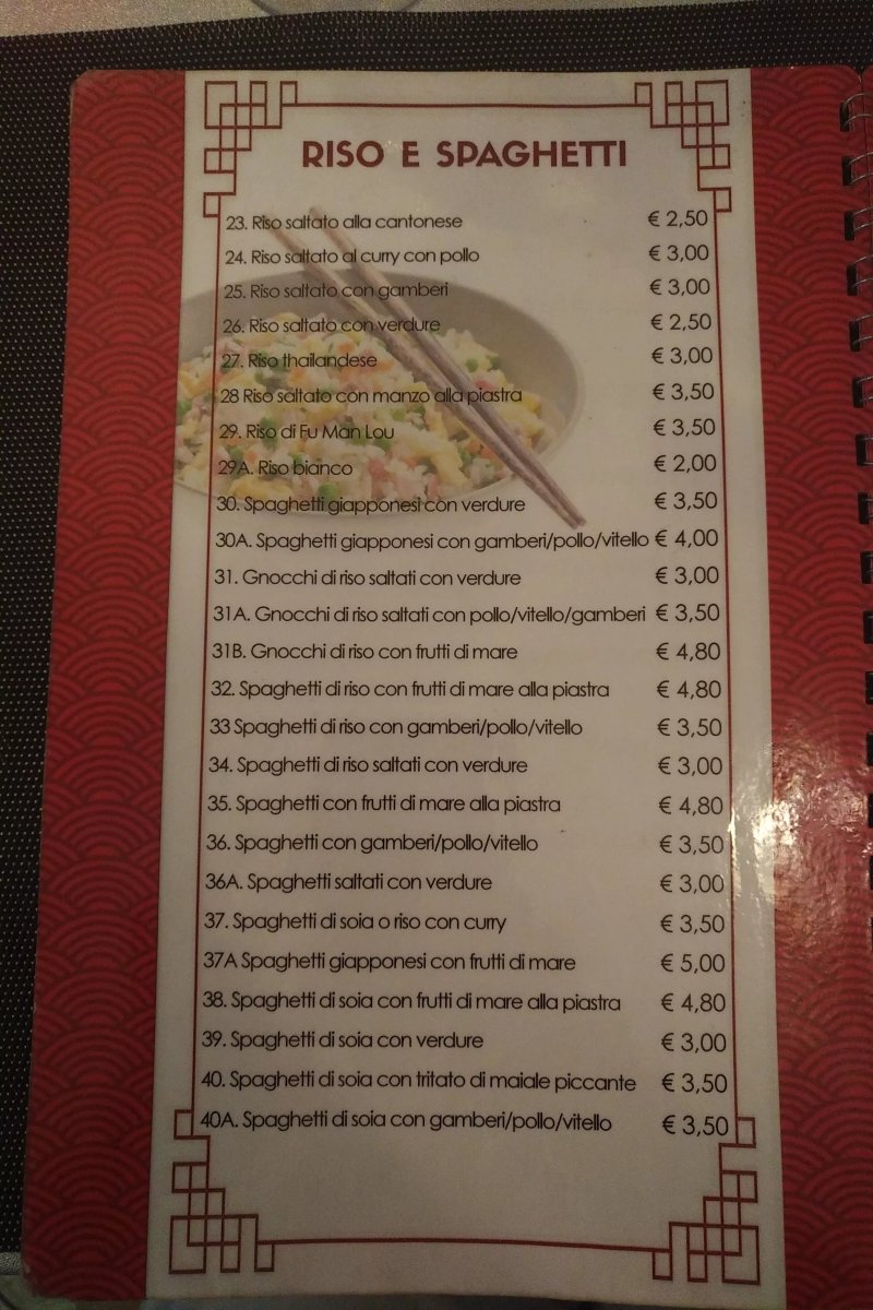 Fu Man Lou Ristorante Cinese - Italiano