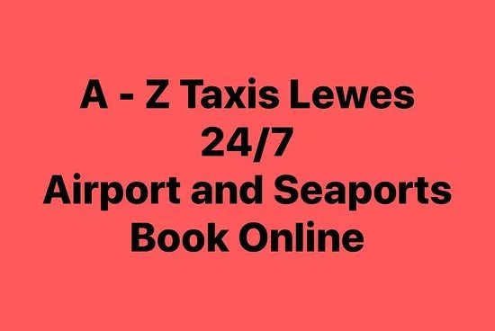A-Z TAXIS LEWES