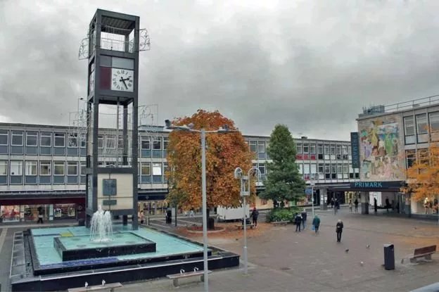 New Town Fountain & Clock Tower