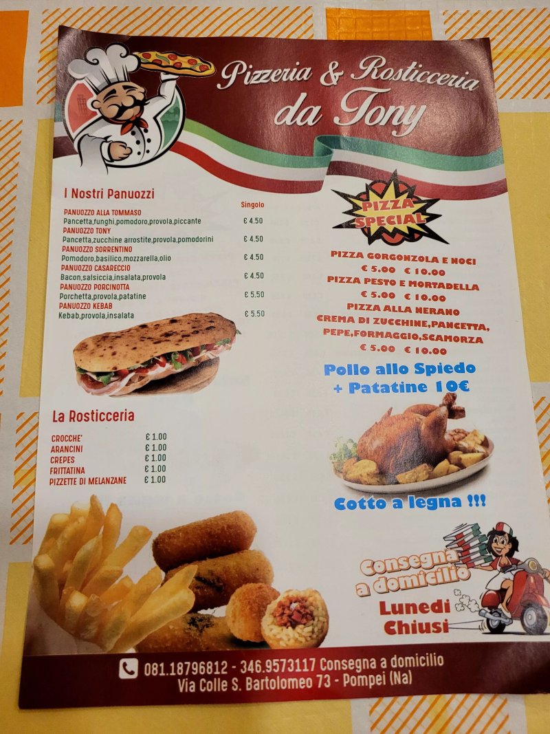 Pizzeria Rosticceria Da Tony