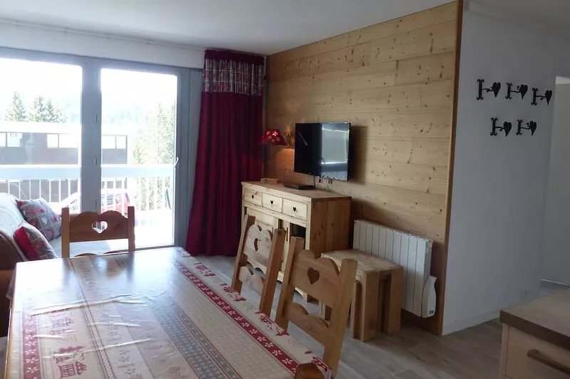Apartment 3* Flaine Fôret 2 bedrooms South facing, bed linen and cleaning