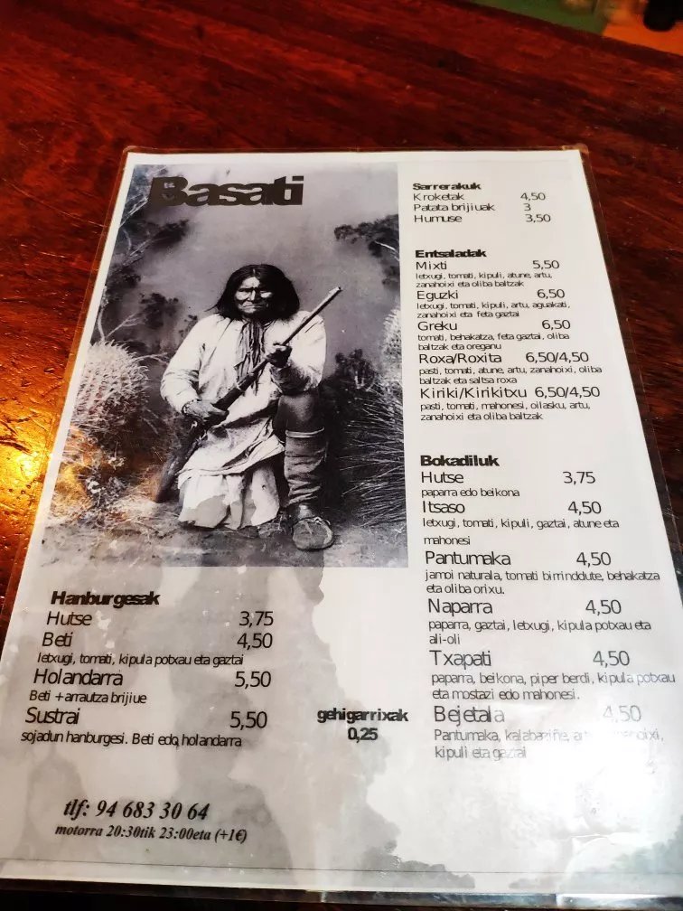Basati Pizzak Restaurante