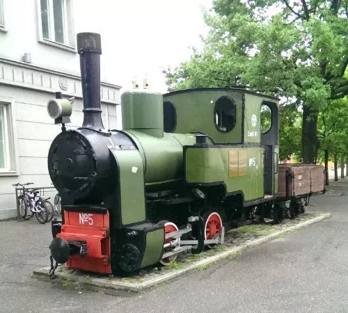 Monument to Parnu Narrow Gauge Railway