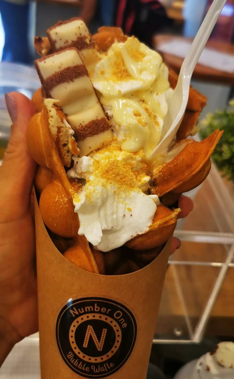 Number One - Bubble Waffle & Bubble Tea