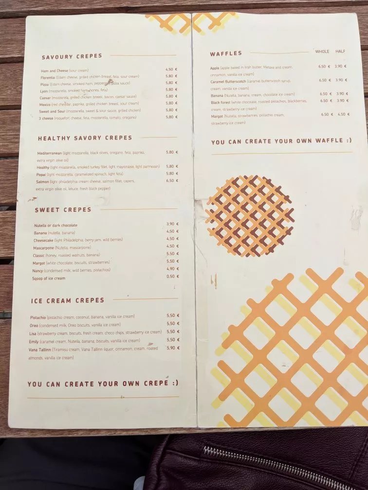 Margot crepes&waffles Telliskivi