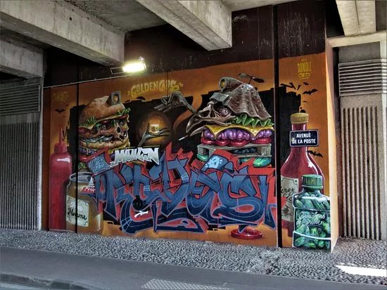 Fresque "Burgers"