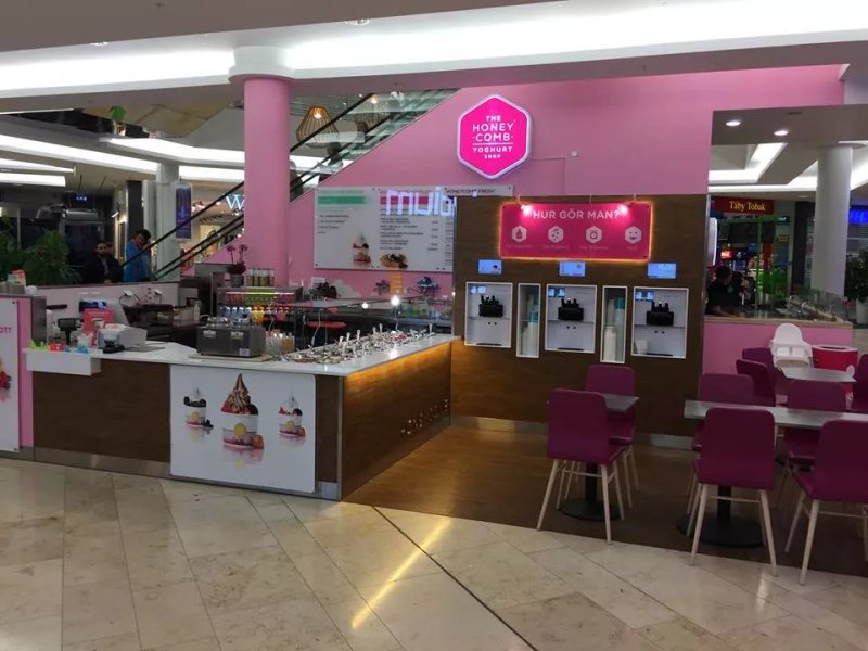 Honeycomb Frozen Yoghurt