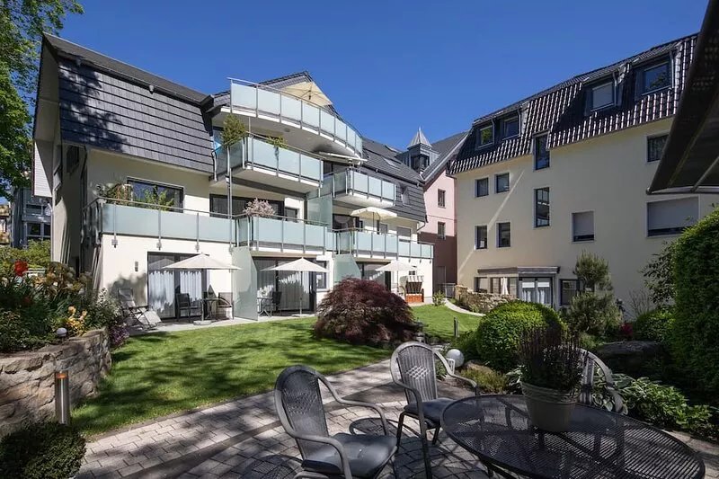Beautiful suite with a large terrace in the Bad Salzuflen spa area