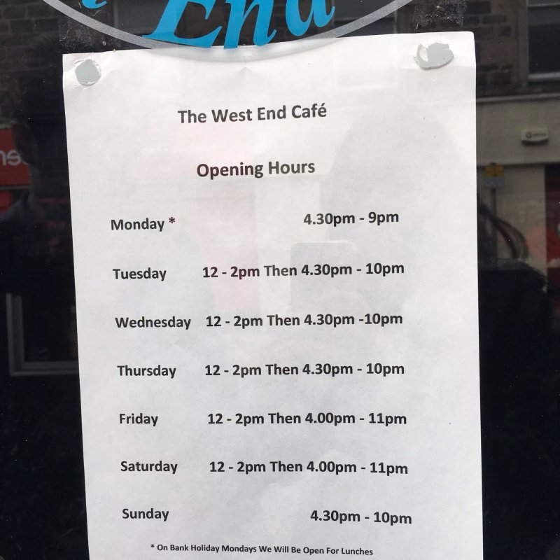 West End Cafe