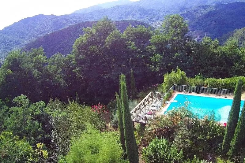 Typical Tuscan villa with outstanding views sleeps 8 private pool 12 x 6 m.