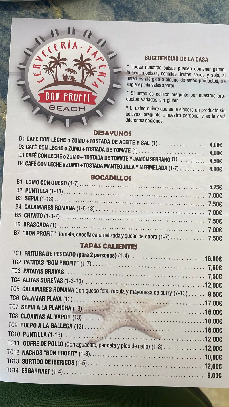 Cerveceria & Taperia Bon Profit Beach