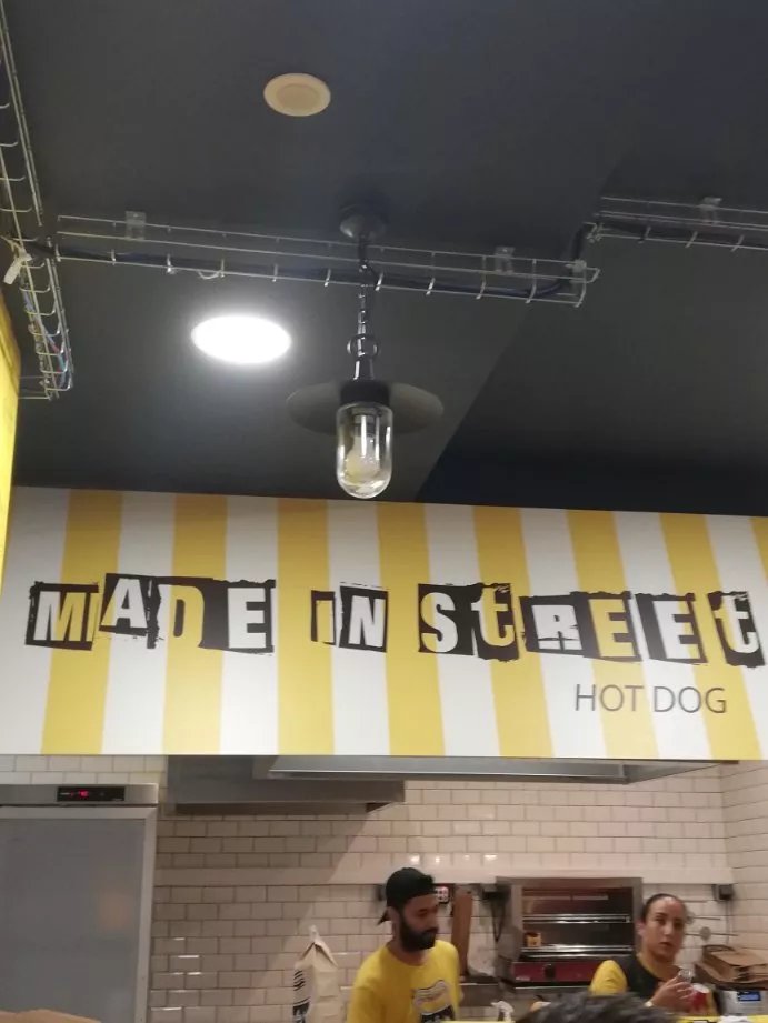 Made in Street hot dog