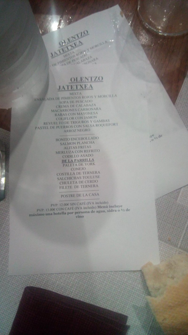 Restaurante Olentzo