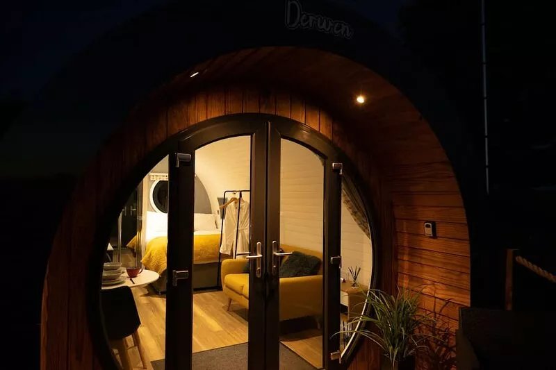 Celyn -  Glamping Pod with hot Tub Sleeping 2 People