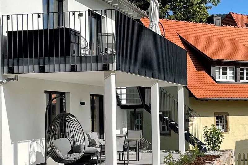 5* vacation apartment Schwalbennest with a fantastic view on the 1st floor