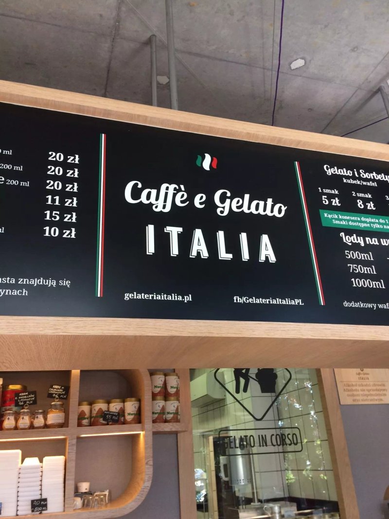 Caffe e Gelato Italia - Gelateria Italia