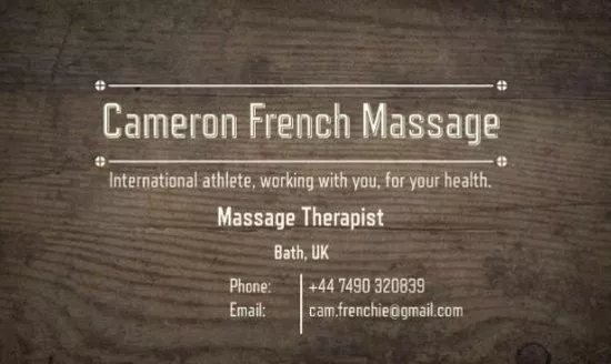 Cameron French - Massage Therapy