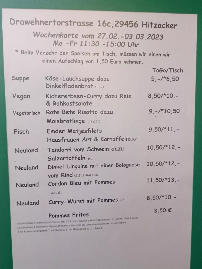 Ritas Mittagstisch
