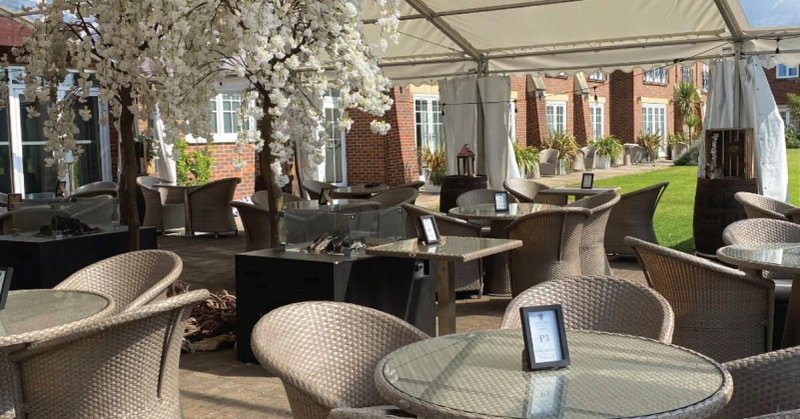 The Patio at Formby Hall