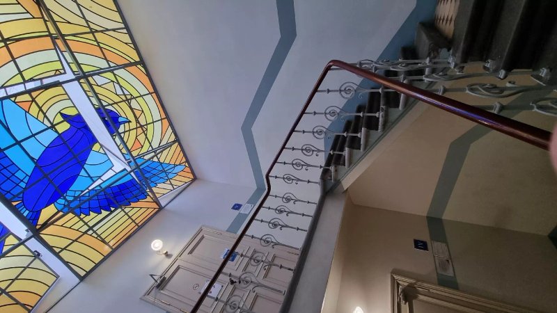 Blue Bird Capsule hostel in Riga Old Town