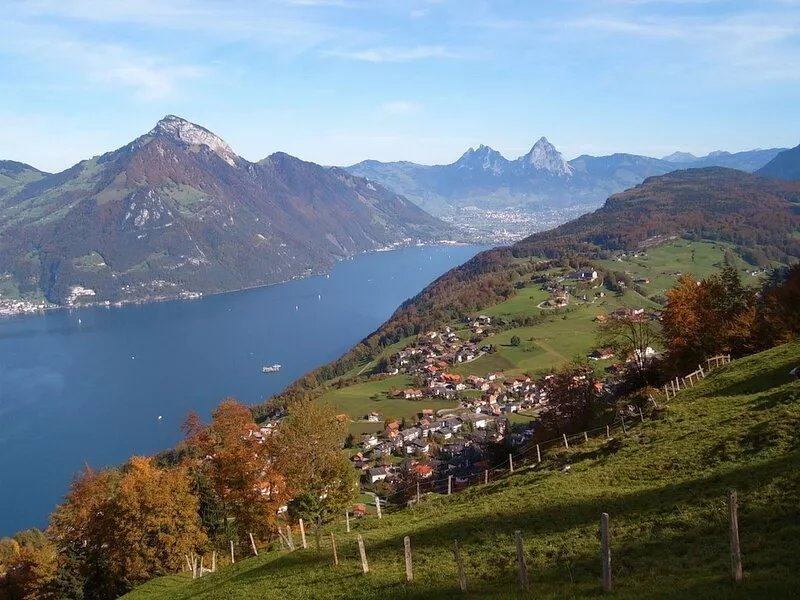 Hiking biking ski paragliding and recreational paradise.
