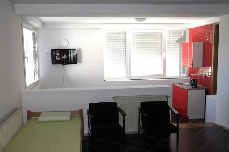 Located in the quiet area in Uzice, 'Little 15 Suites' has a unique architecture