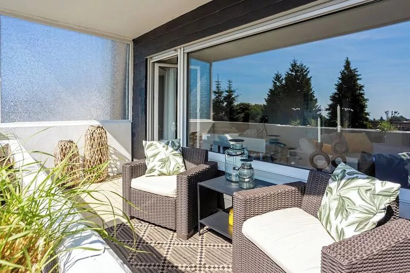 Stylish and cozy two-room apartment with balcony in the Bergisches Land
