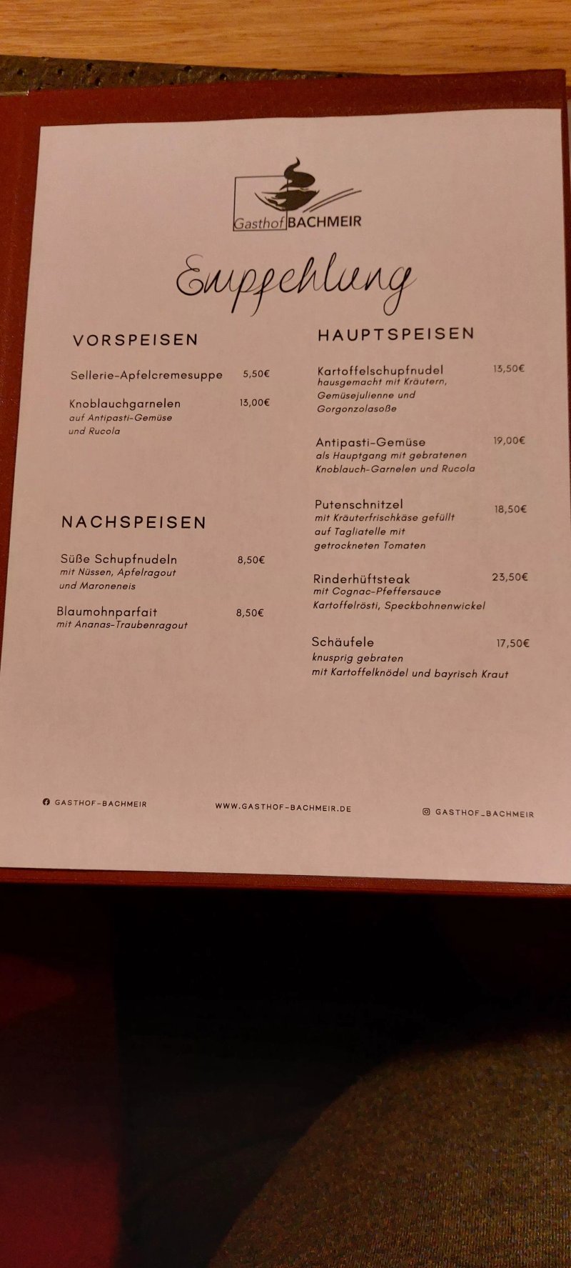 Gaststatte Bachmeir