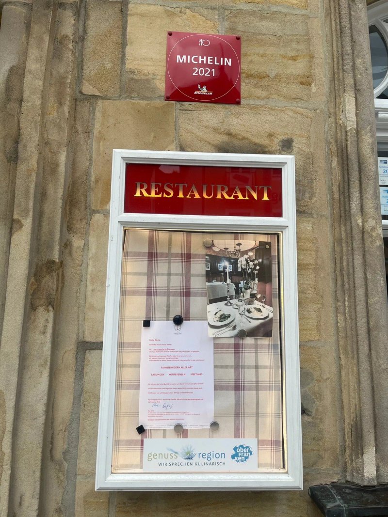 Restaurant des Hotel Goldener Anker Bayreuth
