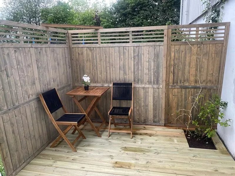 Newly renovated apartment with a great patio