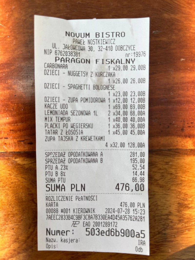 Restauracja Novum