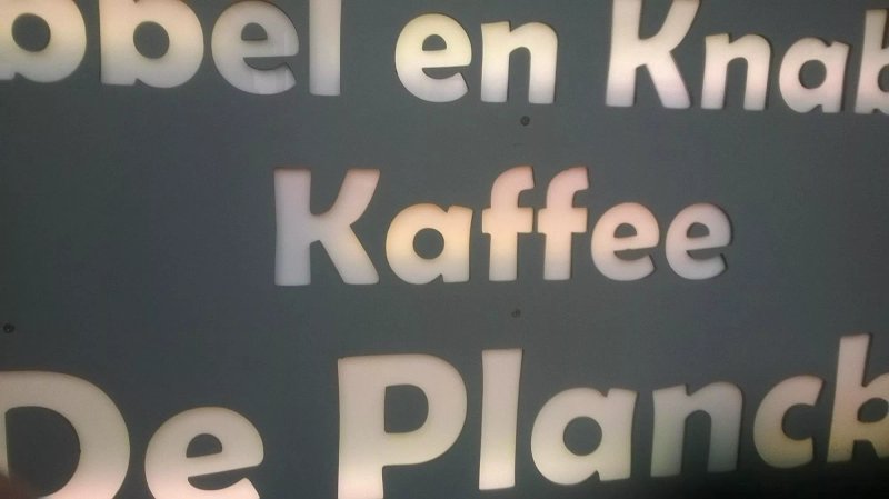 Babbel en Knabbel Kaffee de Plancke