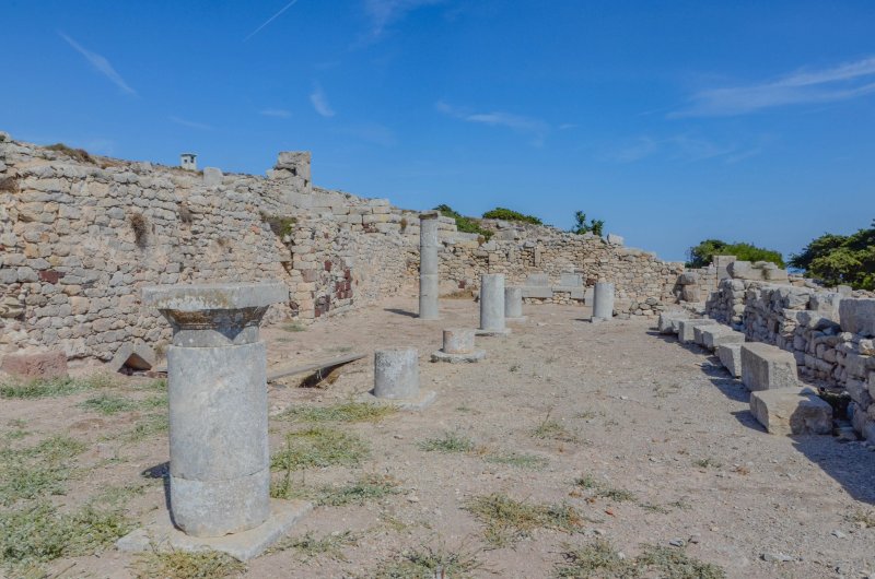 Central Section of the City of Ancient Thera