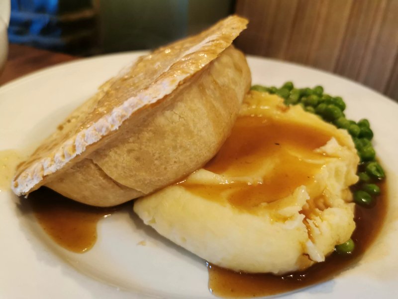 Falcon Inn and kitchen