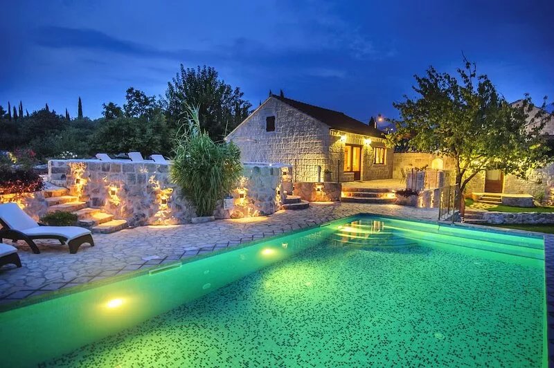 Villa Giulia with private pool, near Dubrovnik.