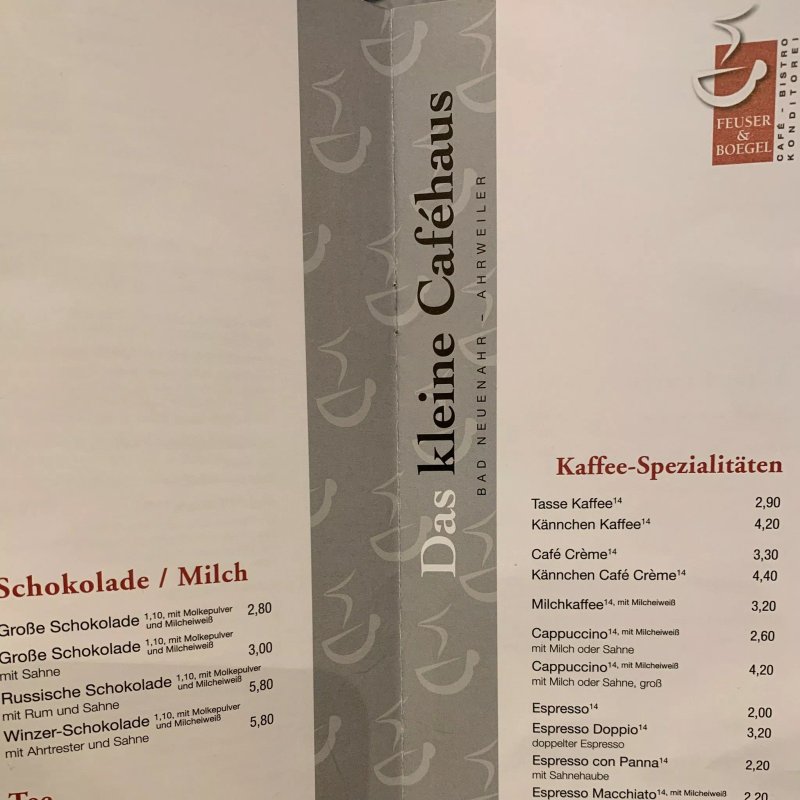 Das kleine Cafehaus