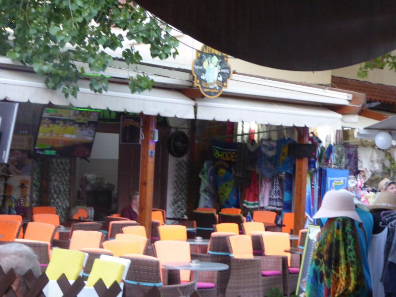 Bar in Rhodes old town
