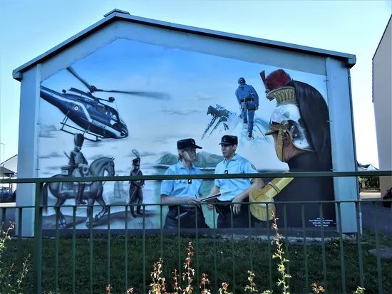 Fresque Les Gendarmes