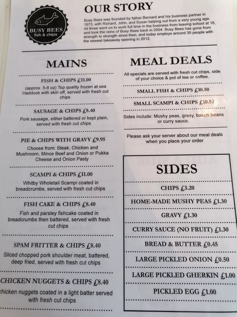 Busy Bees Fish & Chips