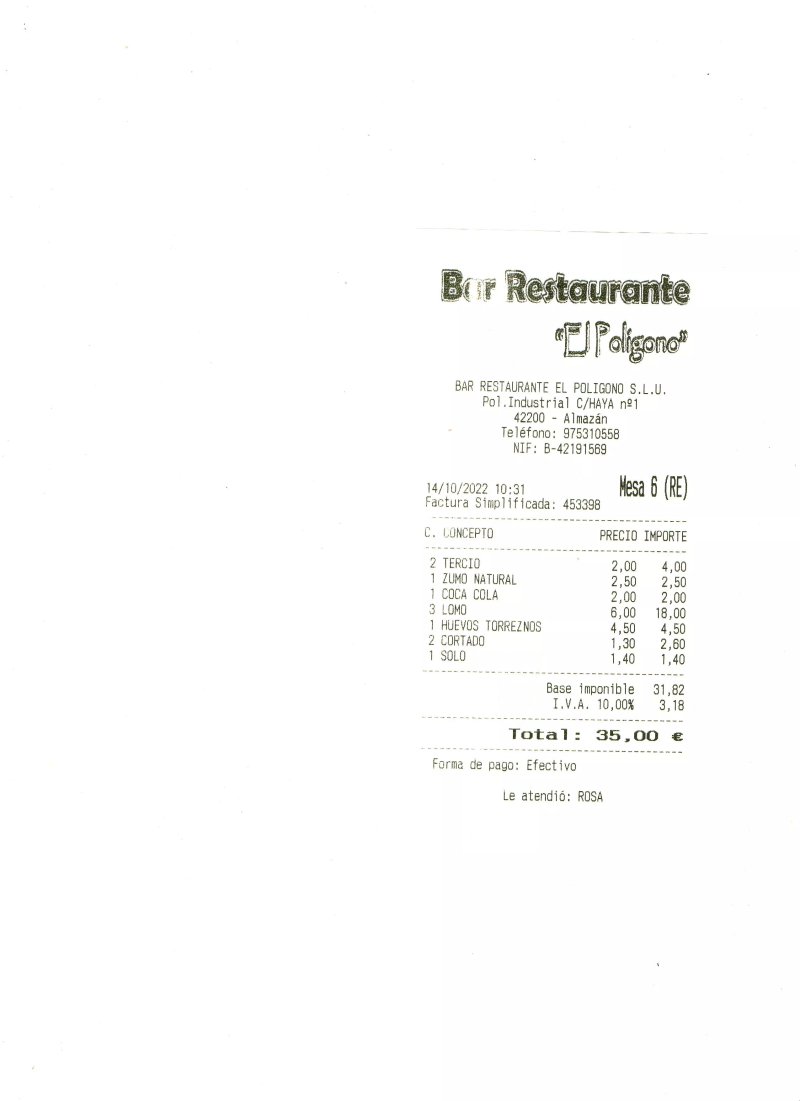 Restaurante El Poligono