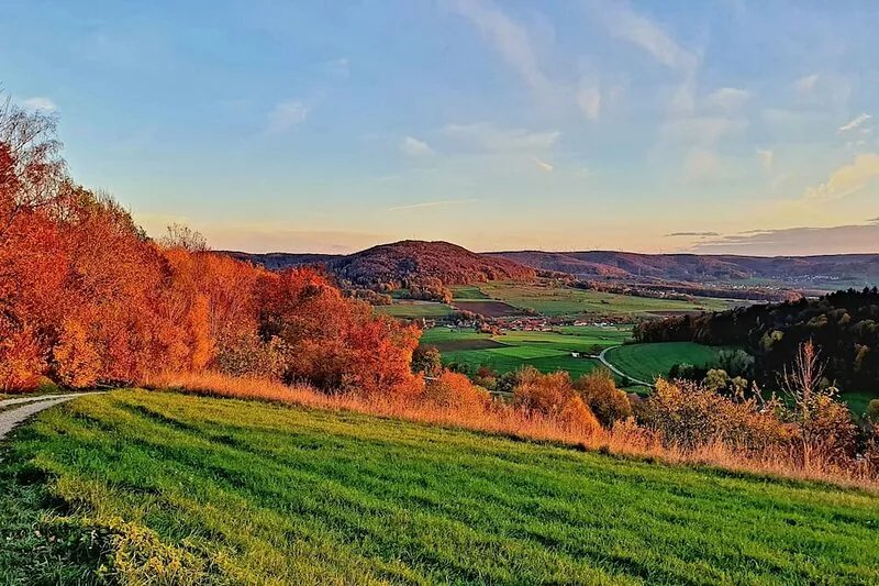 "Little time out" - fantastic view of the Franconian countryside - ideal for