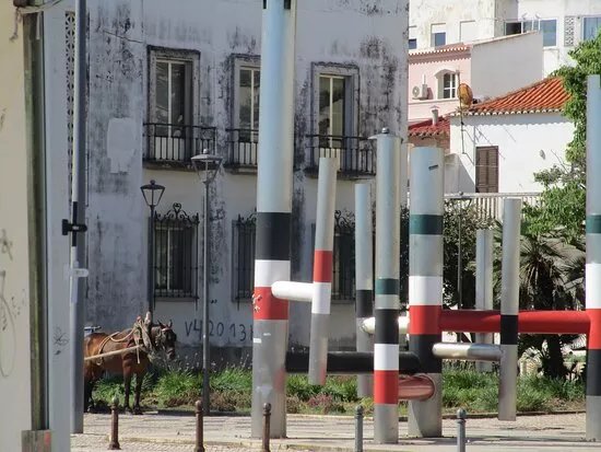 Metal Tubes Sculpture