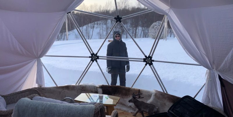 Wild Caribou Dome & Wilderness Cabin